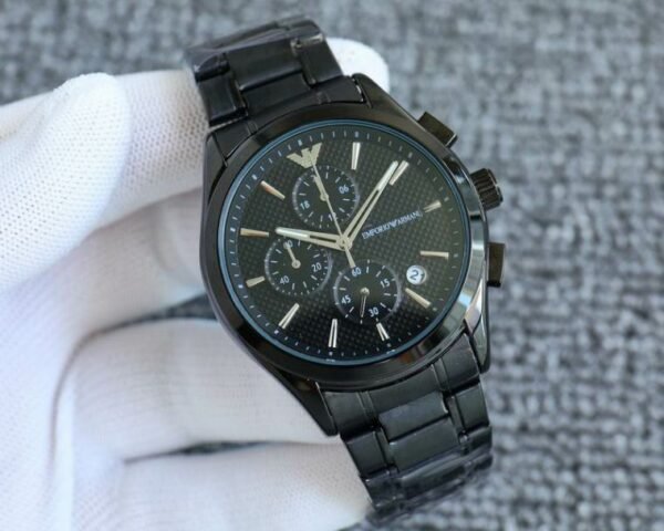 Emporio Armani Men's Watch Paolo Black