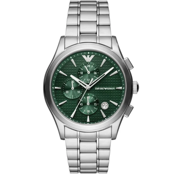 Emporio Armani Men's Watch Paolo Silver