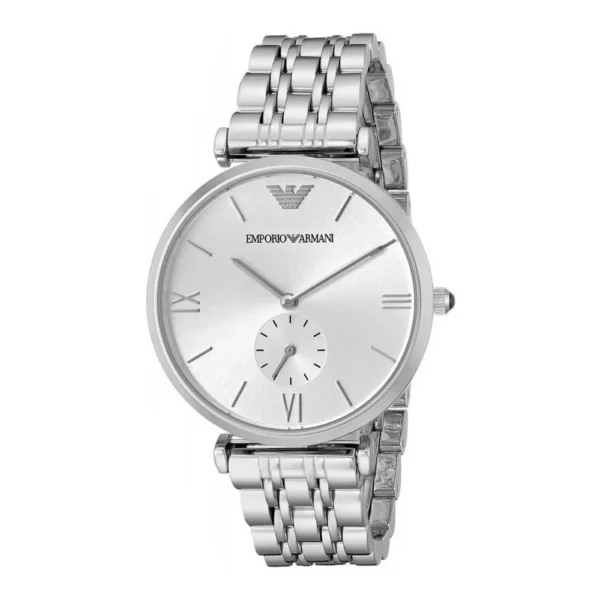 Emporio Armani Mens Silver Bracelet Watch AR1676