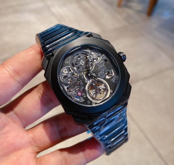 Bvlgari Carbon Octo Finissimo Black 103072 Luxury Men Watch