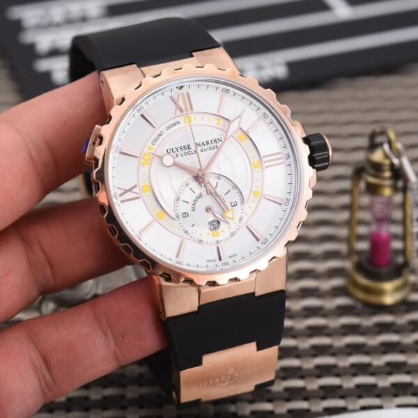 Ulysse Nardin Le Locle Suisse Gold Luxury Men`s Watch