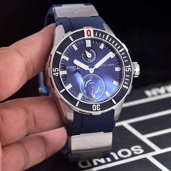 Ulysse Nardin Armbanduhr Titan DIVER Silver Men`s Watch