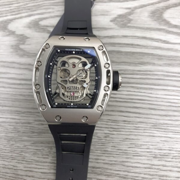 Richard Mille RM052 Silver Skull Luxury Men Watch