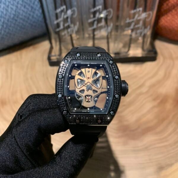 Richard Mille RM53-01 Black-Diamond Iron Man Men Watch