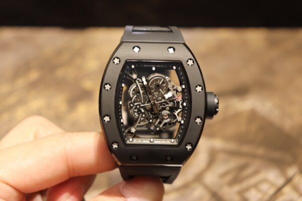 Richard Mille RM-055 Black Skeleton Men Watch