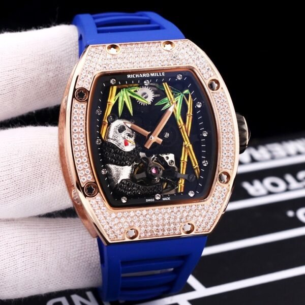 Richard Mille RM26-01 Gold-Diamond Panda Luxury Men Watch