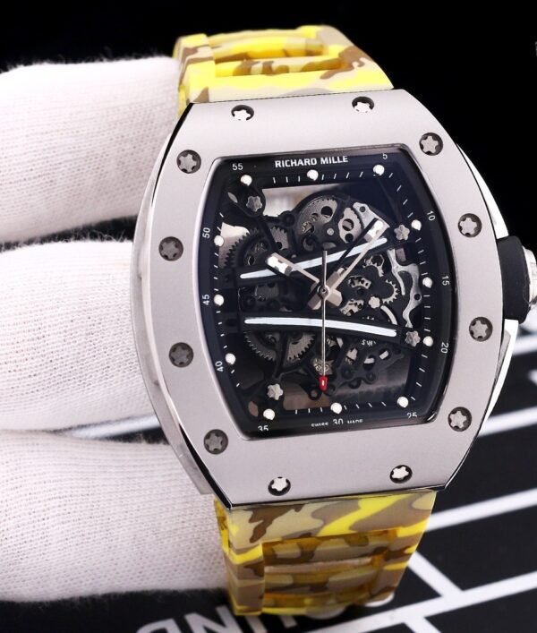 Richard Mille RM 61-01 AN CA-TZP/001 Silver Luxury Men Watch