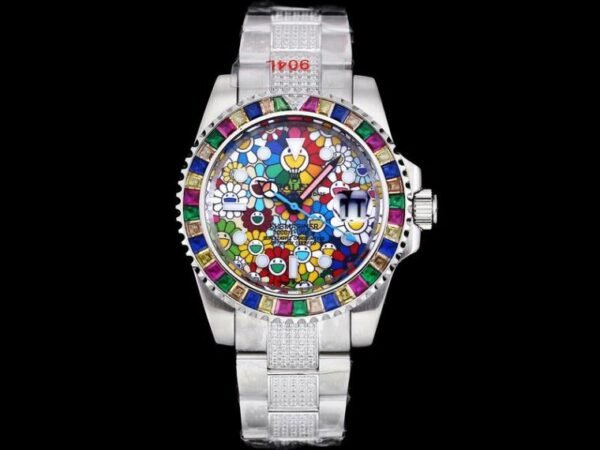 Rolex Daytona Rainbow Diamond Rainbow Luxury Men Watch