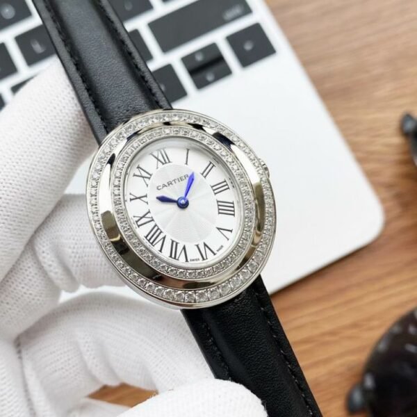 Cartier Baignoire Silver Luxury Women`s Watch