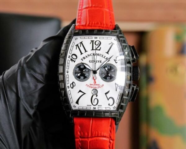 Franck Muller Casablanca Black Engraved Luxury Men`s Watch