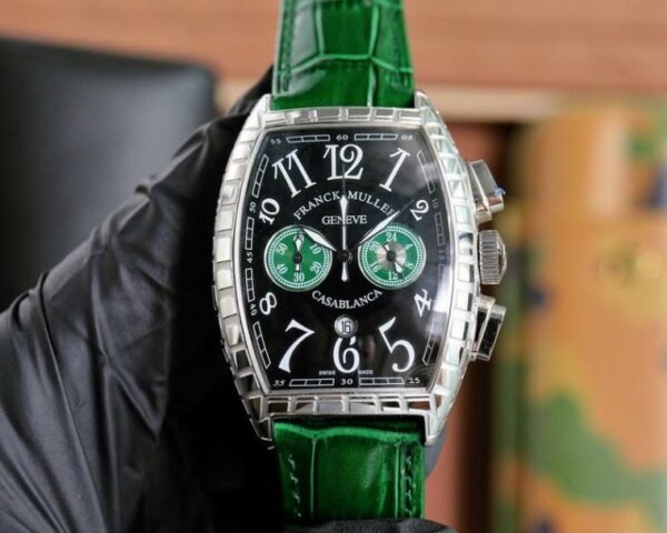 Franck Muller Casablanca Silver Engraved Luxury Men`s Watch