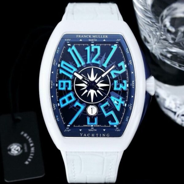 Franck Muller Vanguard Yachting Blue Dial Men`s Watch