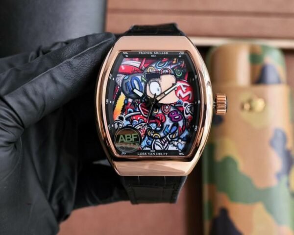 Franck Muller Gold ABF Art Vanguard Men`s Watch