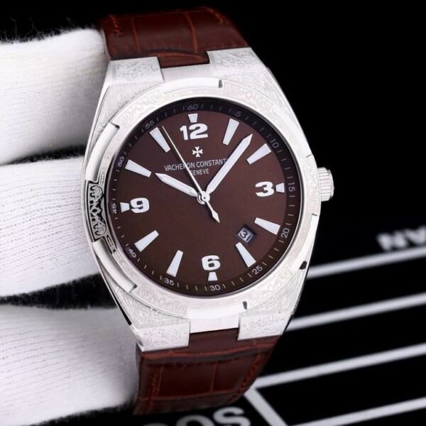Vacheron Constantin Silver Engraved Luxury Men’s Watch