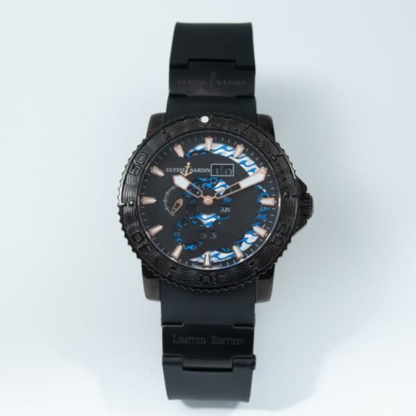 Ulysse Nardin Marine Diver Black Rose Gold Skeleton Men’s Watch